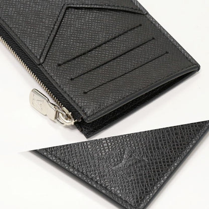 Louis Vuitton Fragment Case With Card Case Coin Case Taiga Noir Black Coin Card
