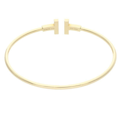 Tiffany & Co T-wire 18K Yellow Gold Onyx Bracelet Men's