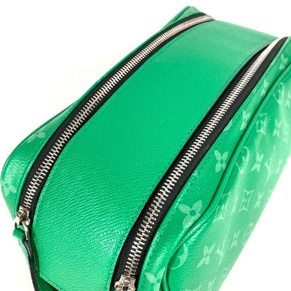 Louis Vuitton Second Bag Dop Kit M31013 Taiga Leather Cactus Green