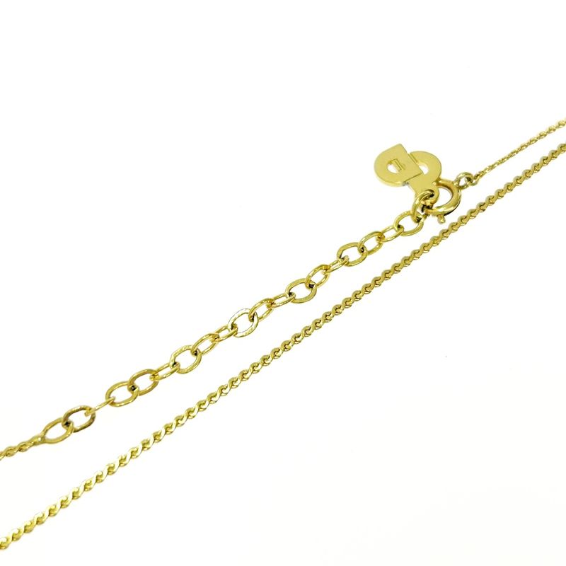 Christian Dior GP CD Logo Necklace Women's Gold 430310 Necklace