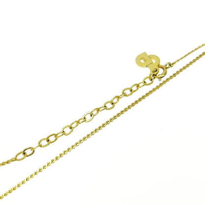 Christian Dior GP CD Logo Necklace Women's Gold 430310 Necklace
