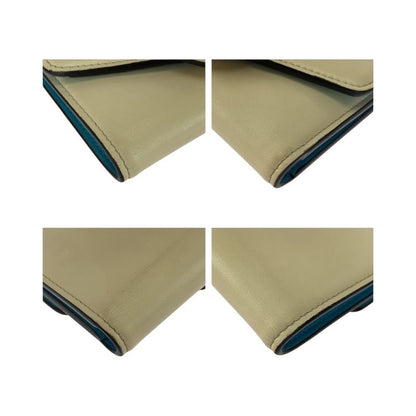 Louis Vuitton Portefeuille Pont Neuf Ivory Gold Hardware Leather M69176 Fold