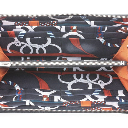 Hermes Long Wallet Azap Silk-in Long Epson Leather Black