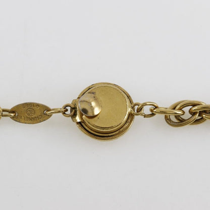 Chanel Long Chain Vintage Gold Plated Ladies 90.2g Necklace