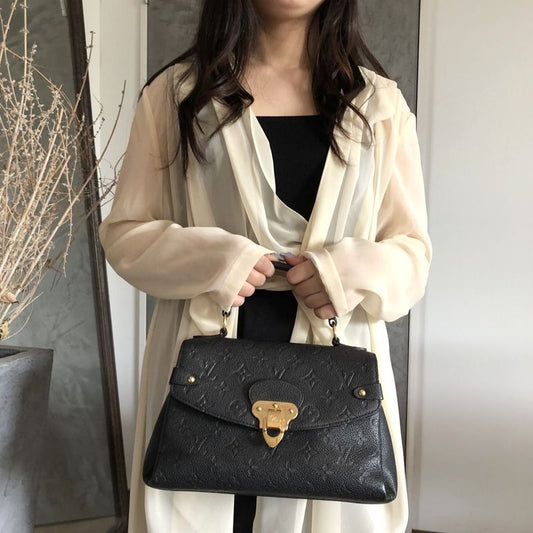 Louis Vuitton Georges BB M53941 Shoulder Bag Handbag 2way Monogram Empreinte