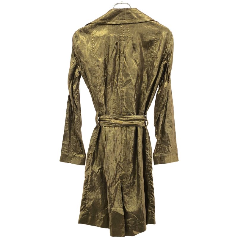 Christian Dior Shiny Linen Coat 7c12088070 Gold F38