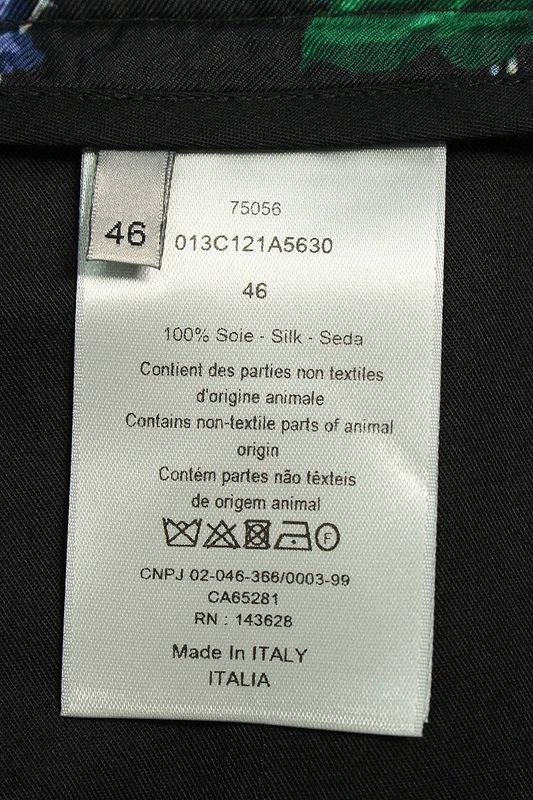 Dior 013c121a5630 Silk Half Pants With Flower Pattern Men's 46