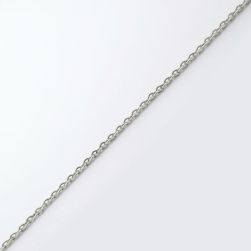 Tiffany & Co Open Heart Elsa Peretti 925 Silver Ladies 2.7g Necklace