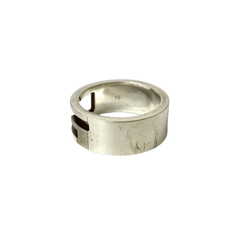Gucci Square G Ring Silver 925 No 14 Accessories 102-4