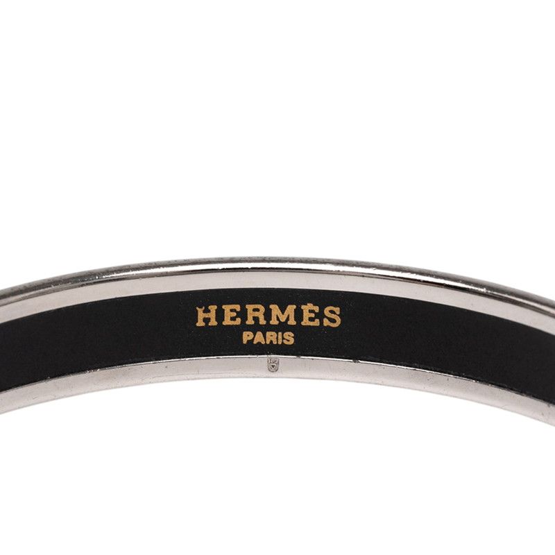 Hermes Emile Chaine D'ancre Motif Silver Orange Metal Ladies Hermes