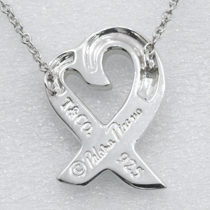 Tiffany & Co Loving Heart Paloma Picasso 925 Silver Ladies 2.6g Necklace