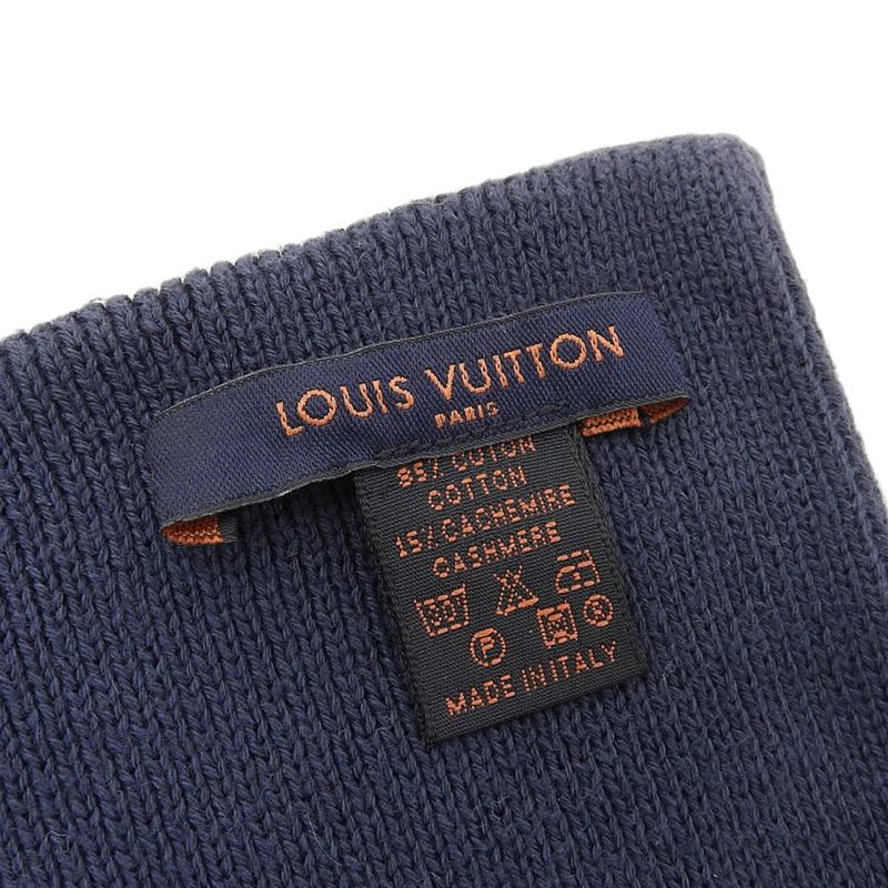 Louis Vuitton 2003 LV CUP Yacht Lace Cashmere Cotton Low Gauge Knit Scarf Shawl