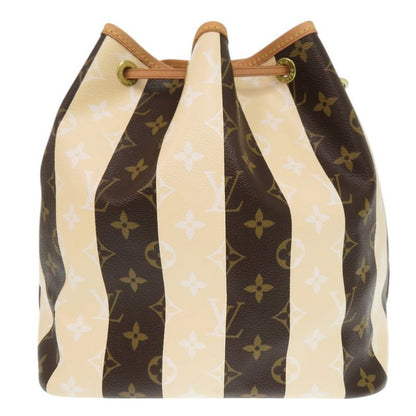 Louis Vuitton Petit Noe Monogram Rayures M40564 Beige Brown Shoulder Bag LV