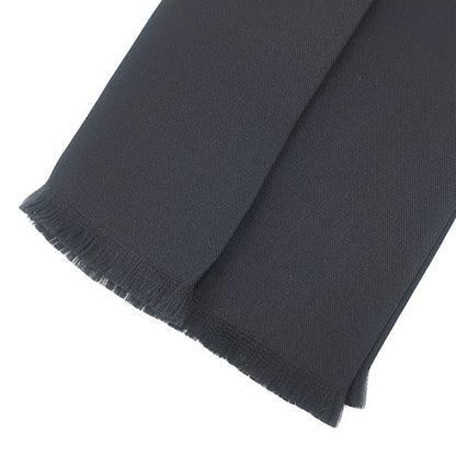 Hermes Necktie None Ground 5.5cm (2.17in) Silk Black Scarf Tie [box