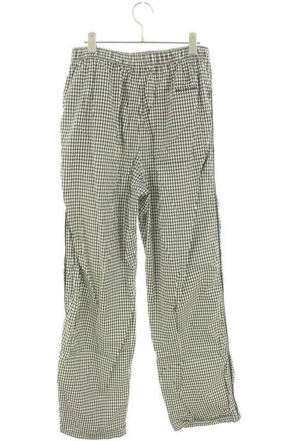 Balenciaga 626833 Til17 Hound's Tooth Check Nylon Long Pants Men 46
