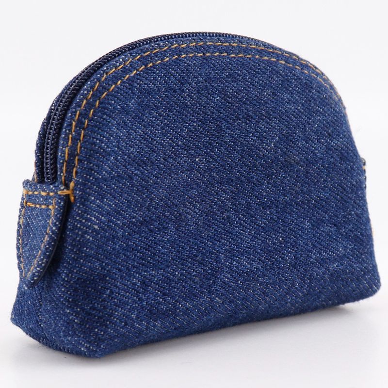 Chanel Coco Mark Mini Pouch 97P A02789x03304 Denim Blue Ladies Pouch