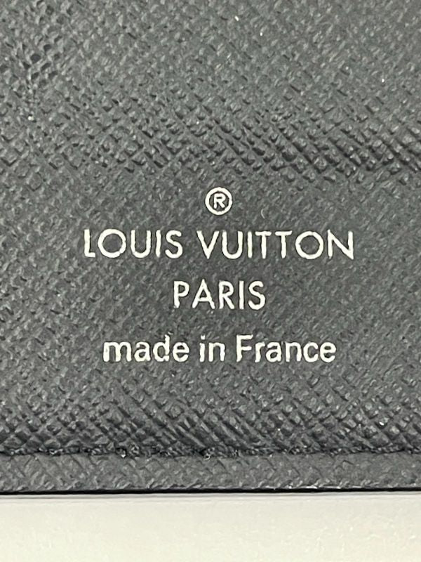 Louis Vuitton Taiga Portefeuille Alexandre NM Long Wallet M64597 Noir Black