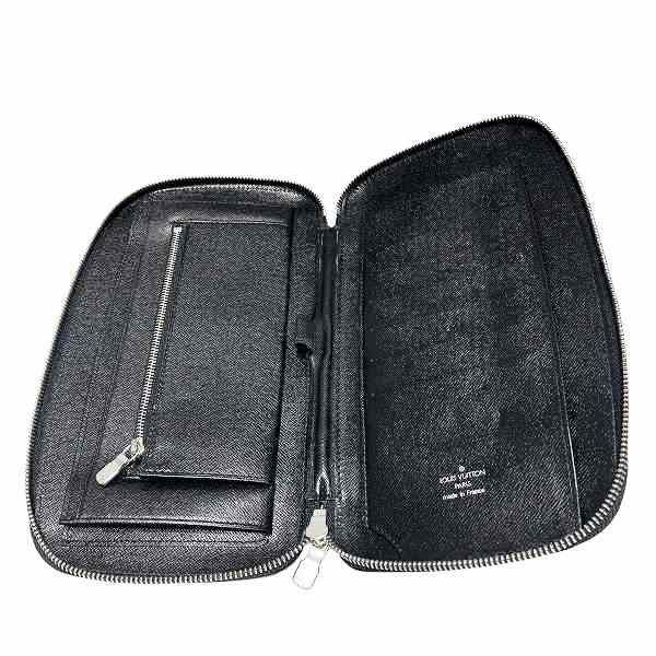 Louis Vuitton Taiga Organizer Athol M30652 Round Zipper Long Wallet For Men