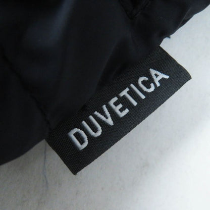 duvetica Duvetica Carysdue Lekkis Rabbit Fur Hooded Down Coat Navy 38 Made In