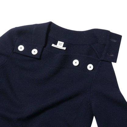 Hermes Knitwear Size 34 Total Cashmere Long Sleeve Knitted Sweater Serie