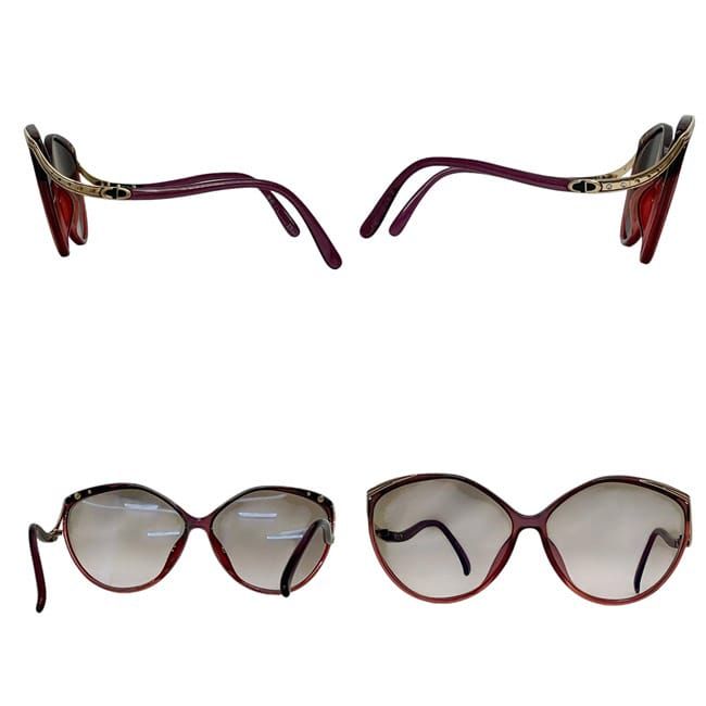 Christian Dior Sunglasses In Bordeaux Brown Gradient