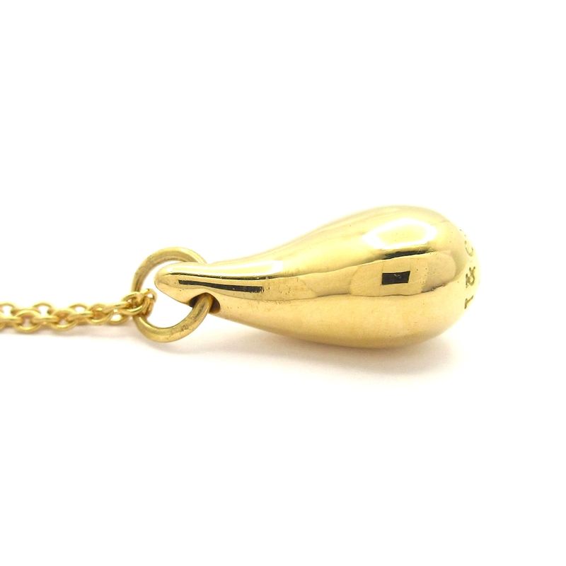 Tiffany & Co Necklace Teardrop 18K Yellow Gold