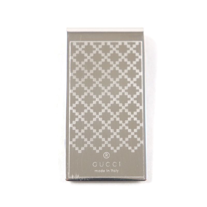 Gucci Diamante Bill Clip With Logo Bill Clip Money Clip Silver
