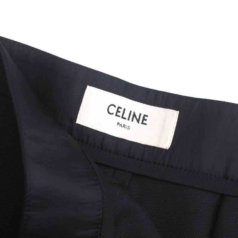 Celine Pants Size 36 Eddy Period Zwarb Pants Tuck Pants Center Press Sideline