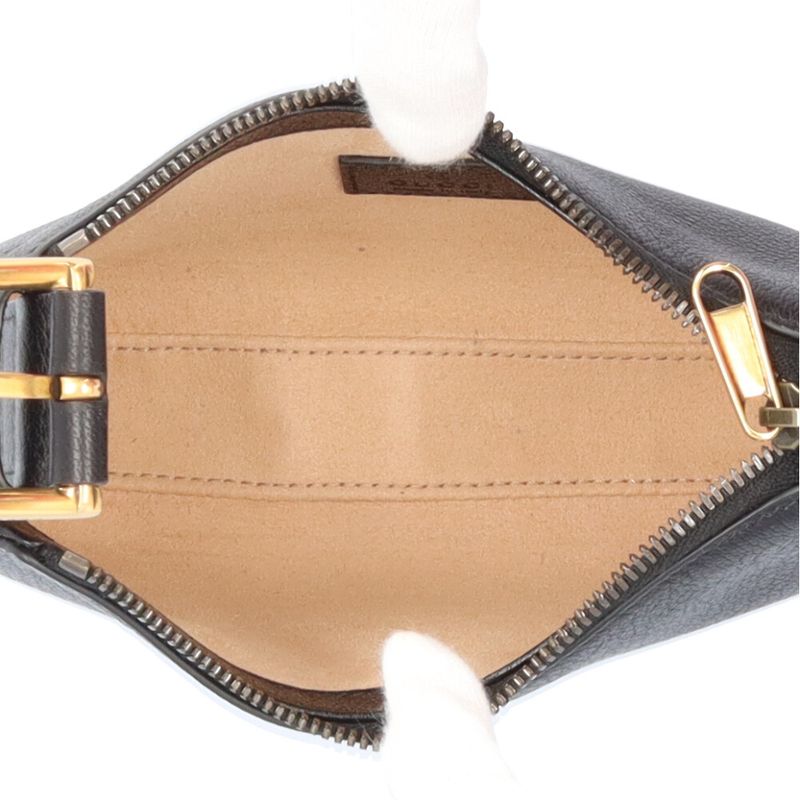 Gucci Aphrodite Mini GG Marmont Handbag Leather 739076 Black Ladies Gucci