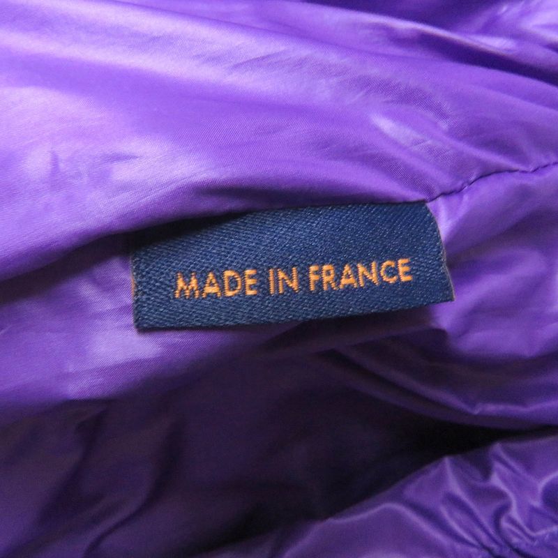 Louis Vuitton 22AW Hmb47w Monogram Flower Hooded Quilted Jacket Blouson Purple