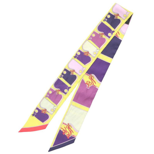 Hermes Allover Silk Twillie Scarf Men's