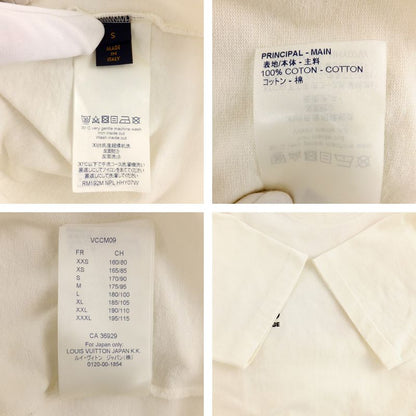 Louis Vuitton T-shirt Logo Monogram Short Sleeve LV White Notation