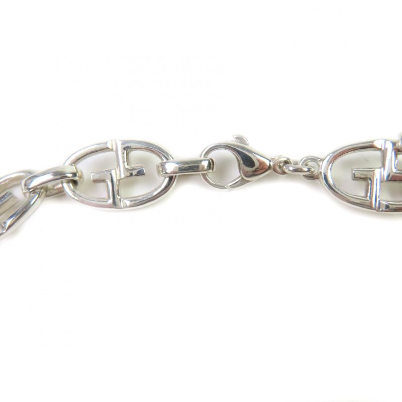 Gucci Vintage 925 Tom Ford Period Double G Anchor Chain Choker Silver With Case