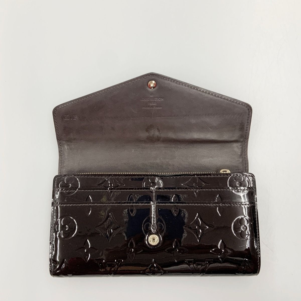 Louis Vuitton Monogram Vernis Portefeuille Sara Bifold Long Wallet M90152
