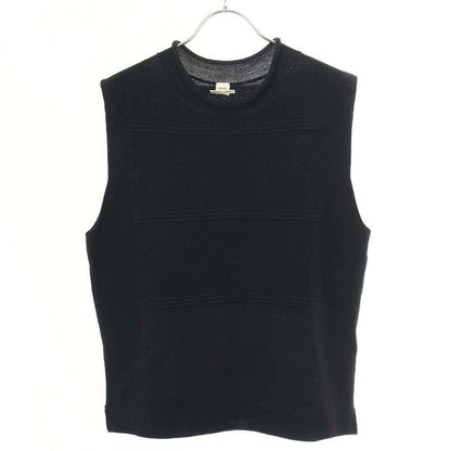 Hermes Jacquard Wool Knit Vest Black 44