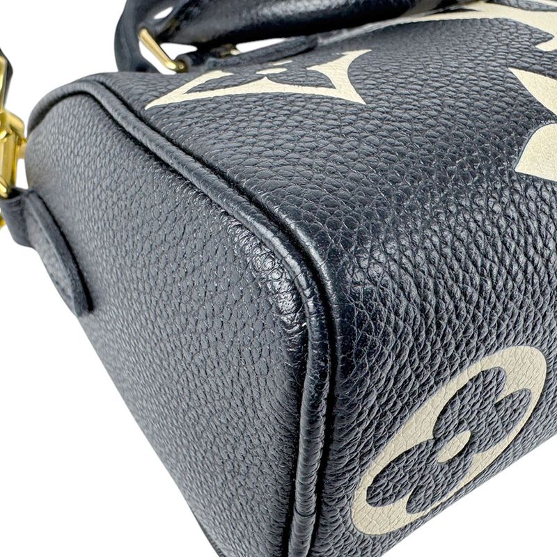 Louis Vuitton Crossbody Shoulder Bag Monogram Empreinte Bicolor Nano Speedy