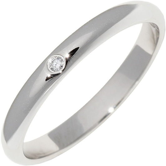 Cartier Ring Pt950 Diamond 1P (001ct) Classic Wedding Ring 1895 Wedding Ring
