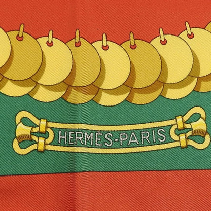 Hermes Scarf Carre 90 Silk 100% Kosmima Universe Blue Green Red Women Hermes