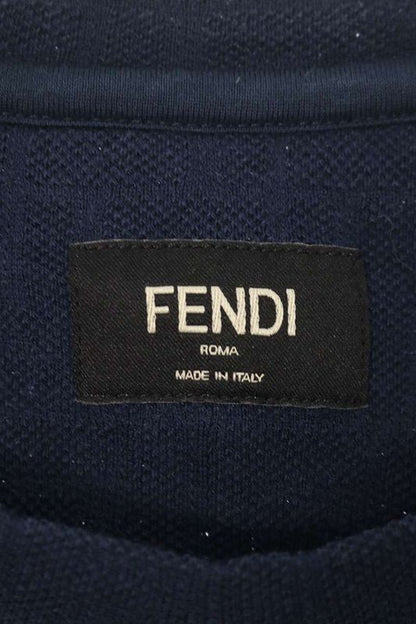 Fendi Fy0936 AN1T Zucca Pattern Terry T-shirt Men's S