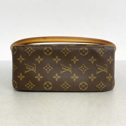 Louis Vuitton Shoulder Bag Monogram Looping MM M51146 Brown Ladies