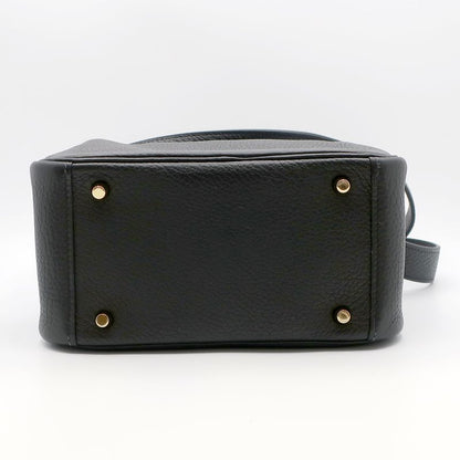 Hermes Lindy Mini Taurillon Clemence Noir Black Gold Hardware
