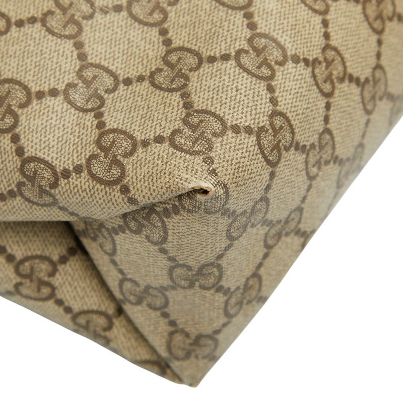 Gucci GG Supreme 3902061 Brown PVC Leather Women's Gucci