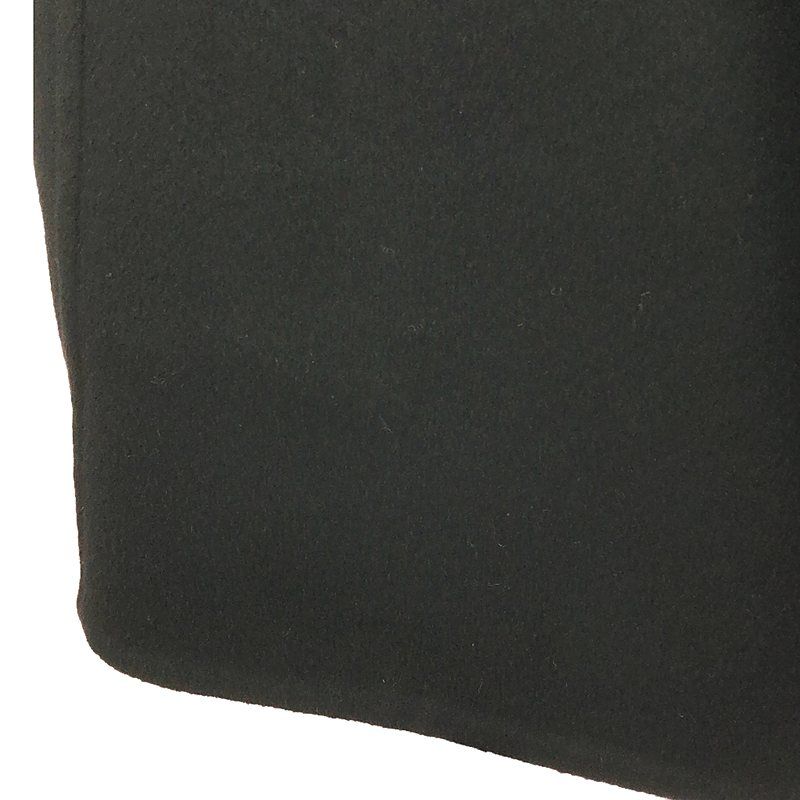 Celine - Phoebe Period Cashmere Blend Collarless Crombie Coat - 38 - Black -