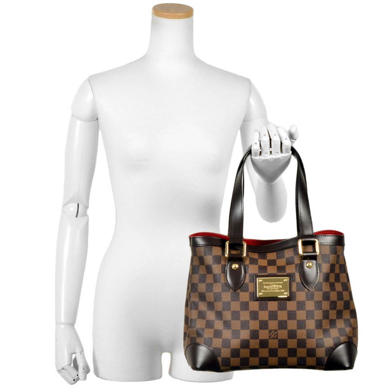 Louis Vuitton Hampstead PM Handbag Damier Ebène N51205 Tote Bag