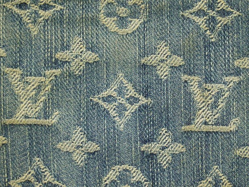 Authentic Louis Vuitton Mini Zippy Wallet Monogram Denim Fold Wallet Compact