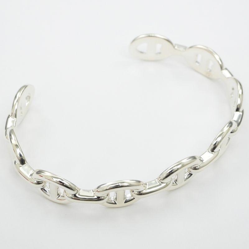Hermes Chaine D'ancre Anchaenne Bangle ST Ag925 Women's Accessories -