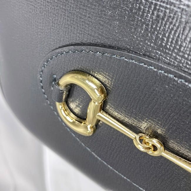 Gucci Shoulder Bag Black Horsebit 7601964