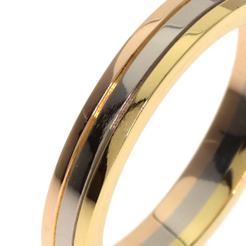 Cartier Three Color #53 Ring / Rings 18K Yellow Gold 18K White Gold 18K Pink