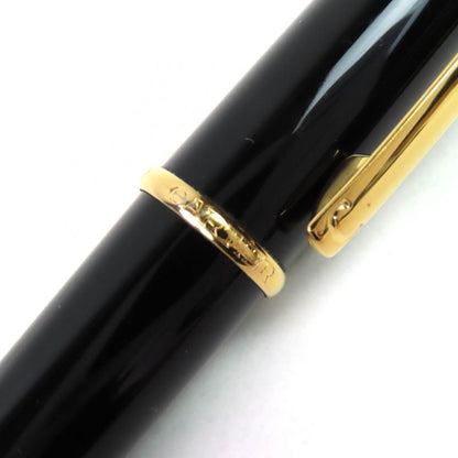 Cartier Diabolo De Cartier Ballpoint Pen With Blue Gemstone Twist Black Gold