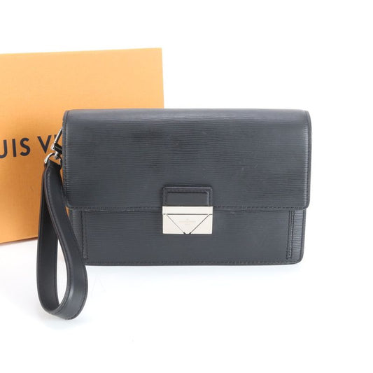 Louis Vuitton Epi Pochette Thames M42742 Leather Second Bag Clutch Pouch